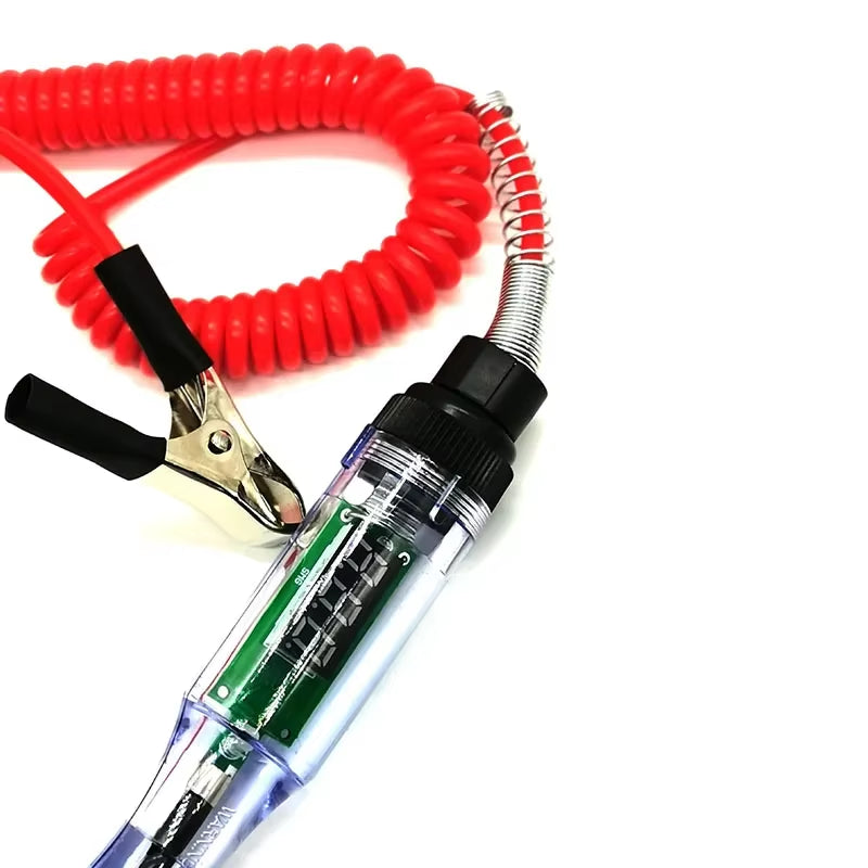 Car Truck Voltage Circuit Tester 6V 12V 24V Auto Car Diagnostic Probe Test Pen Light Bulb Electric Measuring Pen Repair Tools