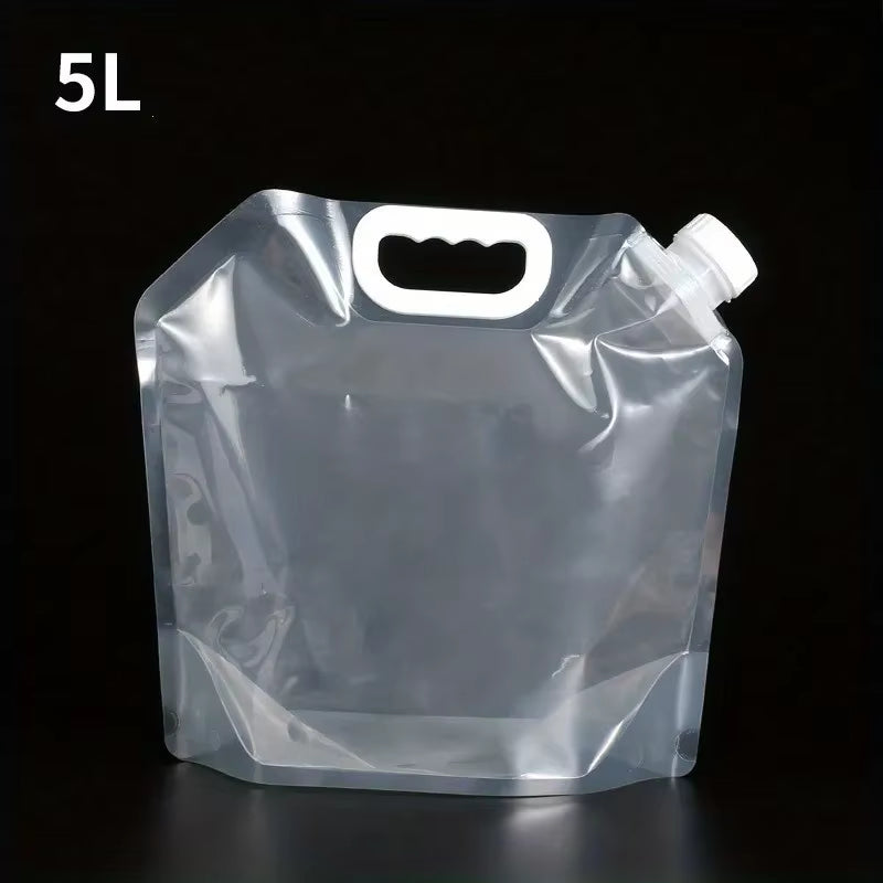 5L/10L Collapsible Water Container Water Storage Jug Bag for Outdoor Camping Hiking Emergency Survival