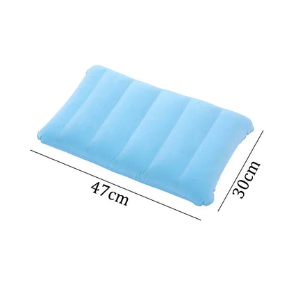 Air Cushion Pillows Outdoor Camping Folding Square Lnflatable Pillows Travel Backrest Plane Head Rest Pillow Camping