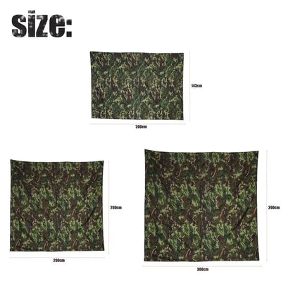 Camouflage Tent Tarp Ultralight Camping Hunting Shelter Rainproof Tarp Tourist Awning Portable Camping Survival Tent