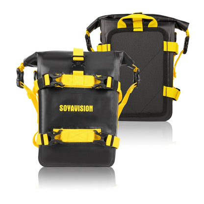 Motorcycle Bumpers Bag Waterproof Motorcycle Side Frame Bag Motorcycle Crash Bar Bag Mounting Base