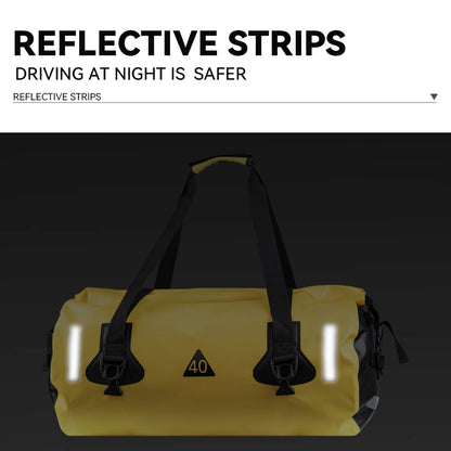 Universal Motorcycle Bags Waterproof Bag 40L 80L/90L Motorbike Dry Duffel Bag for Travel,Motorcycling, Cycling,Hiking,Camping