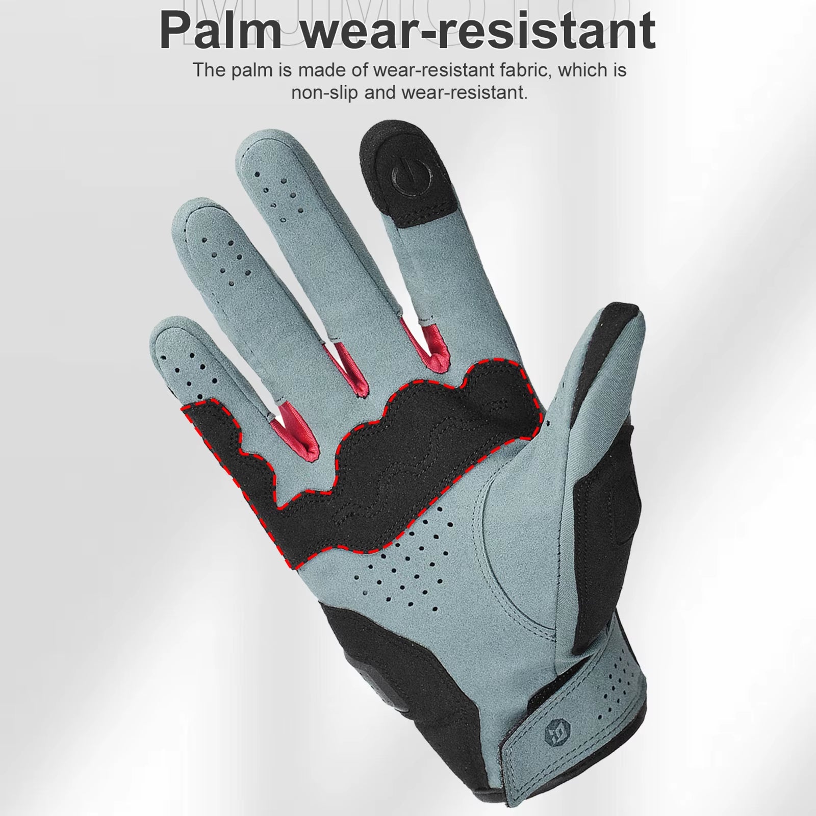 MJMOTO Dirt Bike MTB Bicycle Gloves Motorcycle Adventure Touring Ventilated Gloves Genuine CE Certified Motorbike Racing Glove