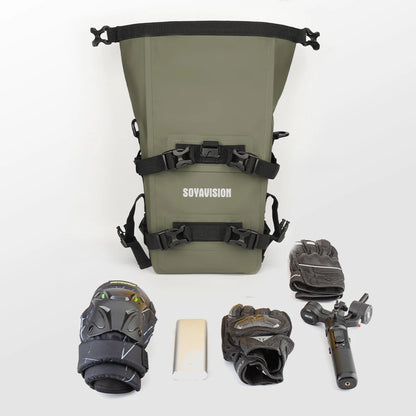 Motorcycle Bumpers Bag Waterproof Motorcycle Side Frame Bag Motorcycle Crash Bar Bag Mounting Base