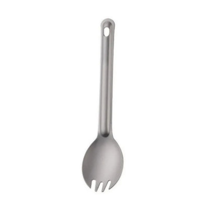 Titanium Camping Spork Spoon Portable Lightweight Outdoor Utensil for Picnic Camping Hiking Camping Equipment