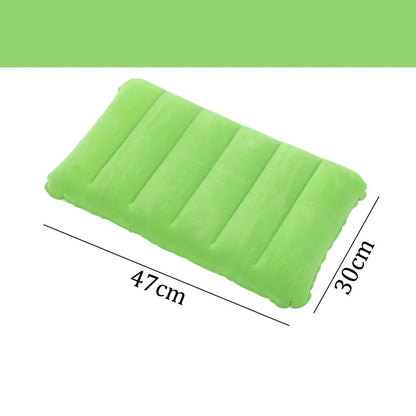 Air Cushion Pillows Outdoor Camping Folding Square Lnflatable Pillows Travel Backrest Plane Head Rest Pillow Camping