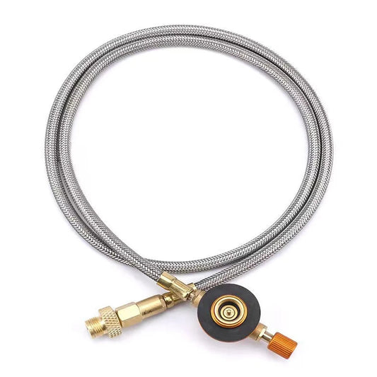 Outdoor Camping Stove Butane Gas Adapter Split Stove Converter Connection Hose Outdoor Cooking Camping Equipment Accessories