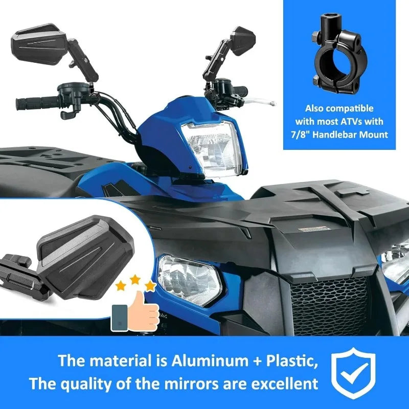 For 390 790 890 ADV Adventure Motorcycle West Wind Rearview Mirror ADVENTURE MIRROR KIT Foldable Mirrors Ball Stud With