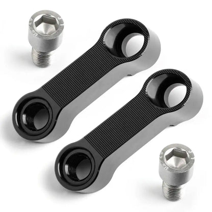 Motorcycle Mirror Extenders Motorcycle Rearview Adapter Mirror Riser Extender Black Motorcycle Rearview Mirror Extenders