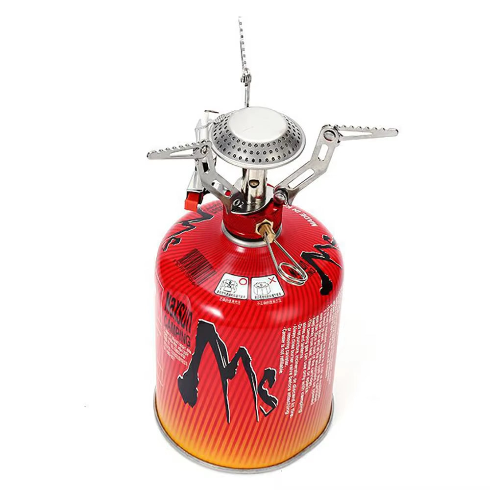 Ourdoor Camping One-Piece Gas Stove Heater Tourist Burner Foldable Outdoor Picnic Kitchen Equipment Supplies Survival Furnace