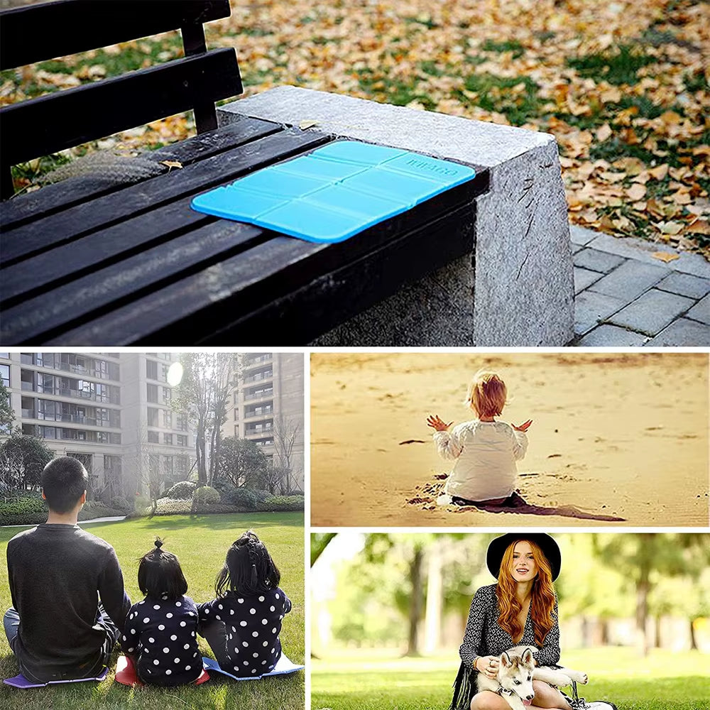 Waterproof Ultralight Foldable Sitting Pads Camping Seat Pad Moistureproof Cushion Mattress Camping Cushion Seat