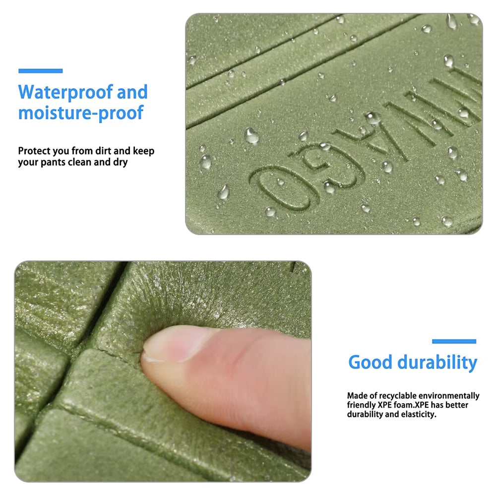 Waterproof Ultralight Foldable Sitting Pads Camping Seat Pad Moistureproof Cushion Mattress Camping Cushion Seat