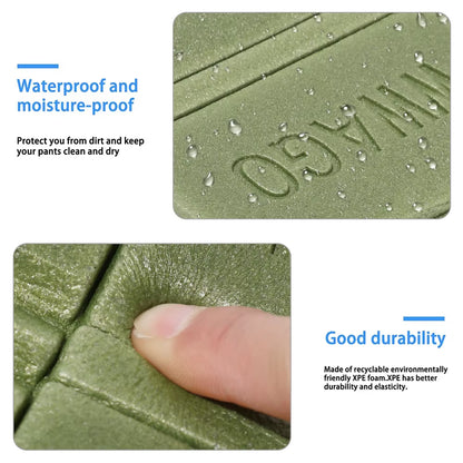 Waterproof Ultralight Foldable Sitting Pads Camping Seat Pad Moistureproof Cushion Mattress Camping Cushion Seat