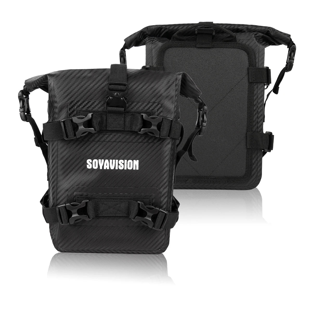 Motorcycle Bumpers Bag Waterproof Motorcycle Side Frame Bag Motorcycle Crash Bar Bag Mounting Base