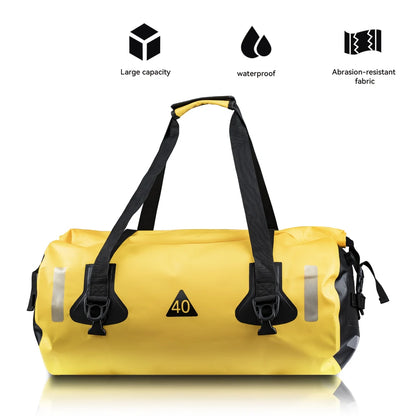 Universal Motorcycle Bags Waterproof Bag 40L 80L/90L Motorbike Dry Duffel Bag for Travel,Motorcycling, Cycling,Hiking,Camping