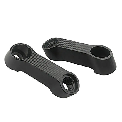 Motorcycle Mirror Extenders Motorcycle Rearview Adapter Mirror Riser Extender Black Motorcycle Rearview Mirror Extenders