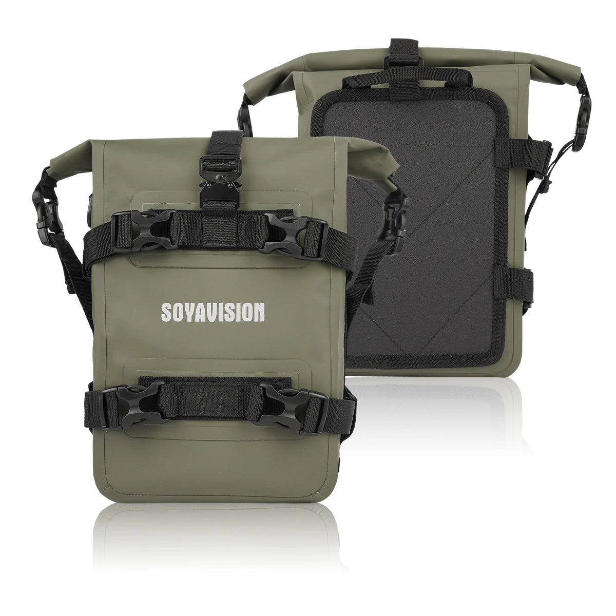 Motorcycle Bumpers Bag Waterproof Motorcycle Side Frame Bag Motorcycle Crash Bar Bag Mounting Base