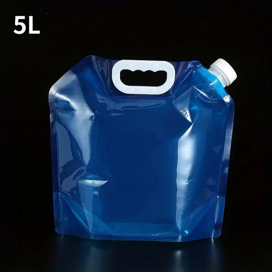 5L/10L Collapsible Water Container Water Storage Jug Bag for Outdoor Camping Hiking Emergency Survival