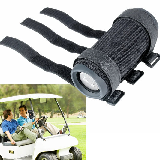 Universal Motorcycle Speaker Mount Bike Strap Holder Adjustable Outdoor Travel Camping Hiking Cycling Water Bottle Holder